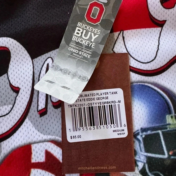 Ohio State Buckeyes Eddie George Mitchell & Ness Tank Top Jersey New Men Medium - Picture 3 of 5
